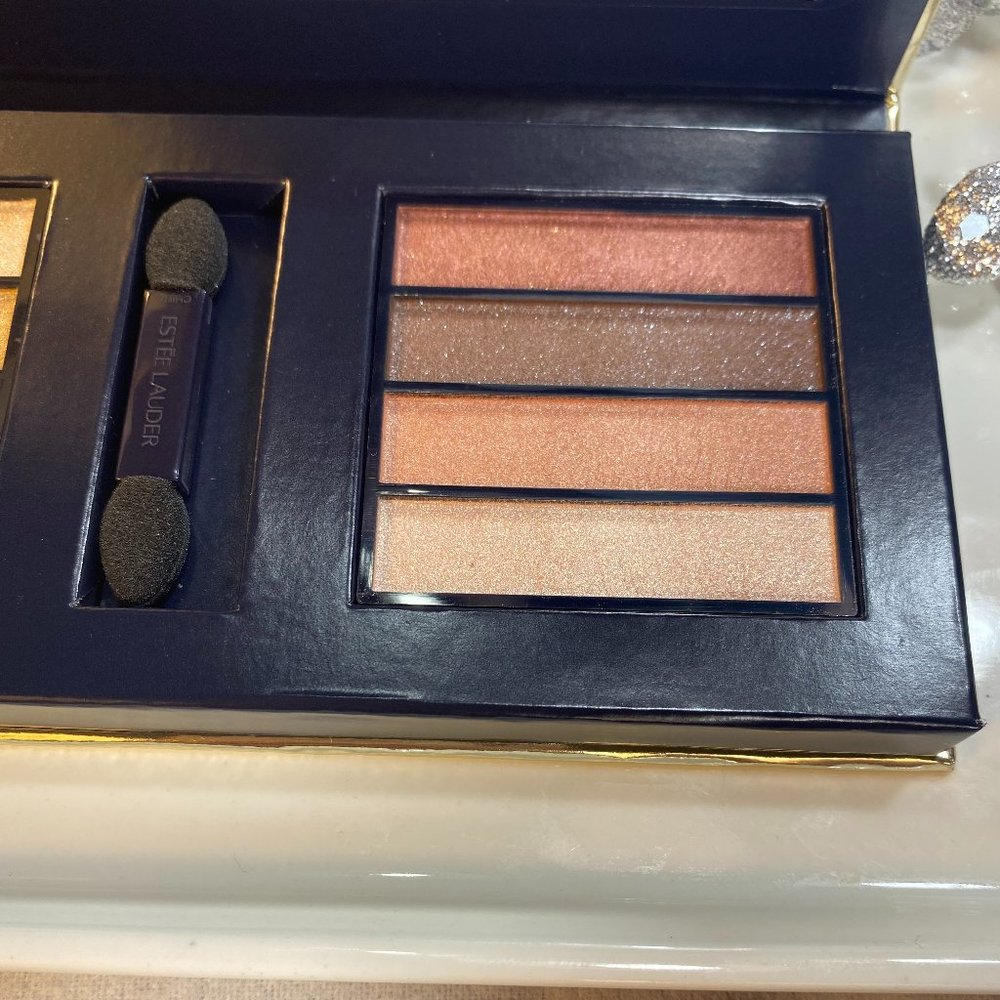 Estee Lauder Beauty-Instant Intense Eyeshadow Palette 8 Color Gold-Full 7g-NEW - Picture 4 of 12